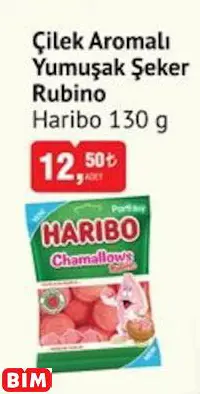 HARİBO RUBİNO ÇİLEK AROMALI YUMUŞAK ŞEKER